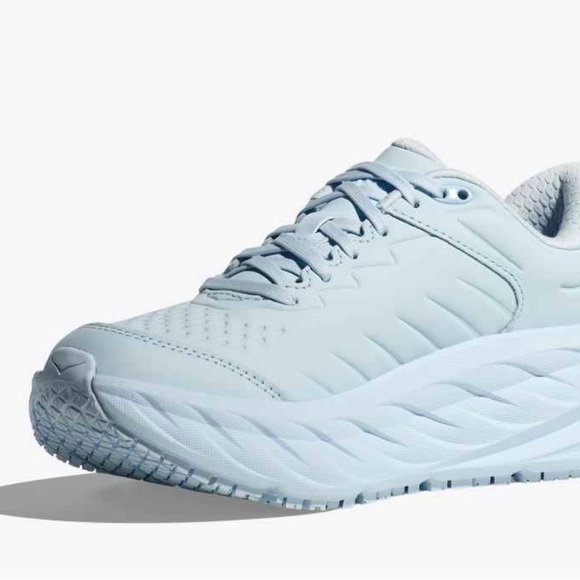 Hoka Blue Athletic Shoes Streamlined Design - Picture 9 of 11